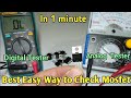 Easy Way To Test Mosfet Using Multimeter Analog And Digital