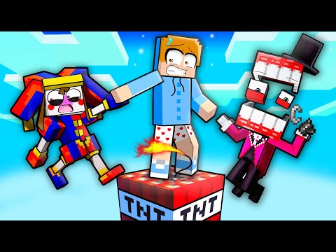 Insane TNT Stunt with POMNI and CAINE! Watch Now!