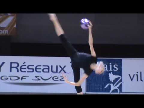 Yana KUDRYAVTSEVA (RUS) ball - 2014 Thiais podium trainings