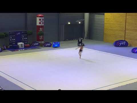 Agathe Jeannot cerceau  - Nat B 12-13 ans - France Chambéry 2019