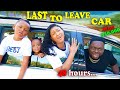 Last To LEAVE CAR Wins $10,000 (UNEXPECTED ENDING) | THE BEAST FAMILY
