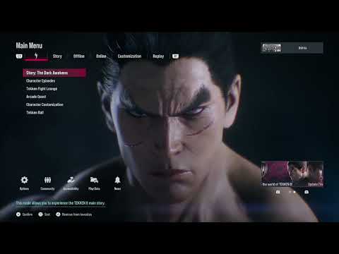 Tekken 8 main menu changed to, Solitude (Arcade vers.) Tekken 7, Also so good!