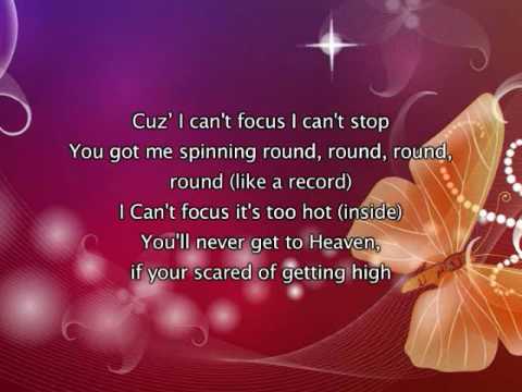 Kylie Minogue - Red Blooded Woman, Lyrics In Video