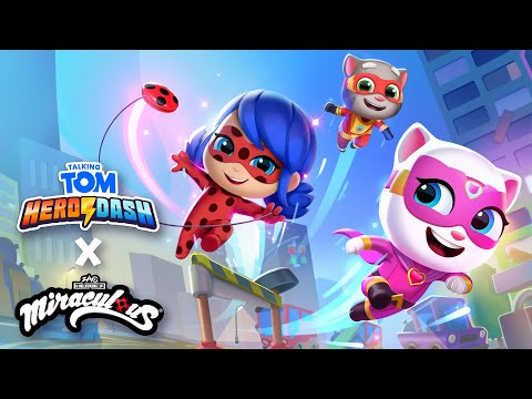 THE CHASE JUST GOT MIRACULOUS! 🐞✨ Talking Tom Hero Dash x Miraculous Ladybug