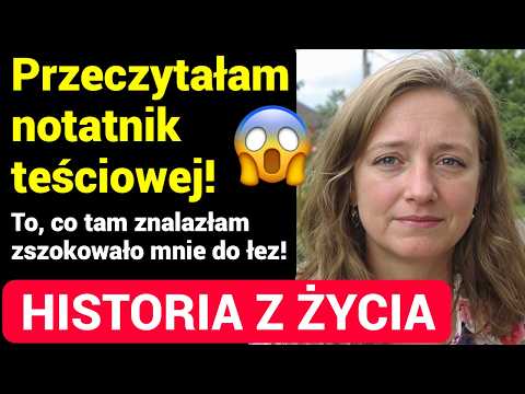 Znalazłam w torebce teściowej notatnik. Nie byłam gotowa na to, co tam przeczytałam