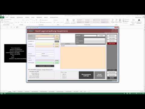 Excel Lagerverwaltung 1.2X