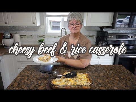 Cheesy Beef and Rice Casserole