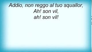 Andrea Bocelli - Addio, Fiorito Asil Lyrics