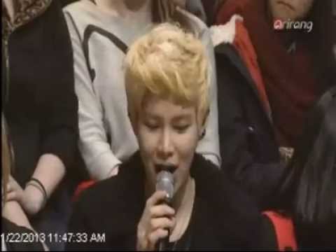 20130122 Simply K-Pop E46 - Hanbyul (Led apple) MC Cut + Q&A with Sunny Hill