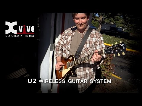 Xvive X-Vibe  Xv-U2 # Black Wireless Guitar System image 2