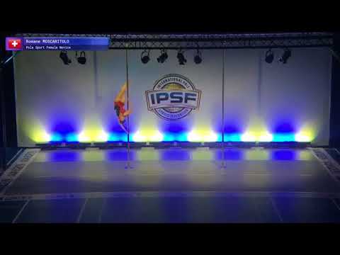 Novice Female Romane Moscaritolo of Switzerland - Finals 4th 2017 World Pole Sports Championships