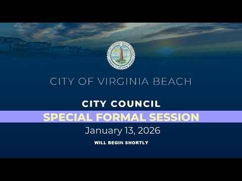City Council Special Formal Meeting, 1/13/2026