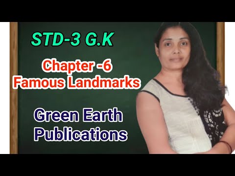 Std-3 G.K Ch-6 Famous Landmarks   from Green Earth Publications