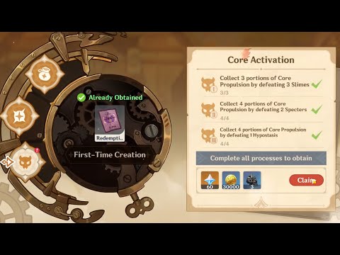 Core Activation | Core of Apparatus | Genshin Impact