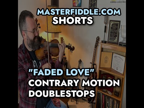 Contrary Motion Doublestops #fiddle #bluegrass #shorts