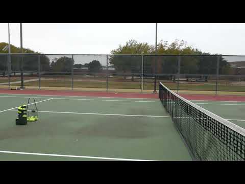 Isaac tennis session on 10-25-20