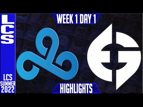 C9 vs EG Highlights | LCS Summer 2022 W1D1 | Cloud9 vs Evil Geniuses