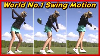 LPGA No.1 &quot;Nelly Korda&quot; Perfect Driver-Iron Swing &amp; Slow Motion