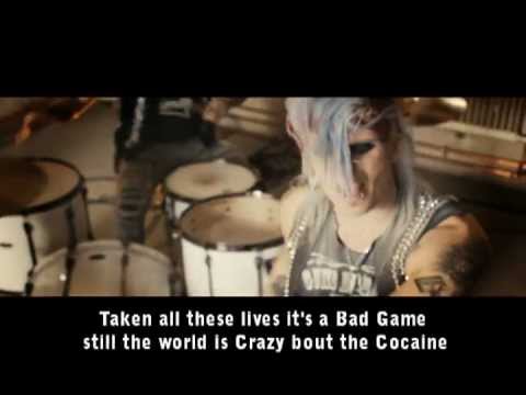CRASHDIET - Cocaine Cowboys [Official Music Video-LYRICS]