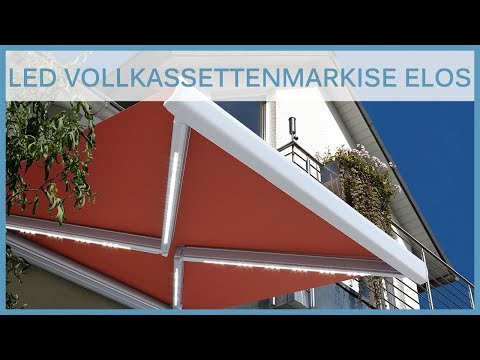 LED Vollkassettenmarkise Elos (Produktvorstellung)