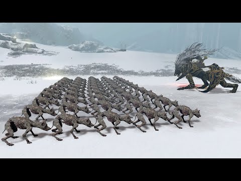 Can ANY Boss Survive 50 Starved Dogs? - Elden Ring