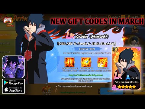 NEW LR SASUKE AKATSUKI! Konoha Guardian Burning New Giftcodes - Ninja Storm Coalition War New Codes