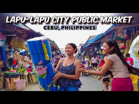 🔥[HD #CEBU 🇵🇭] MERCADO PÚBLICO DA CIDADE DE LAPU-LAPU Pt.2 | #FILIPINAS | Atualização de abril de 2023
