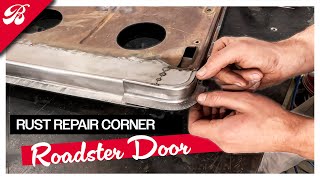 Step-by-Step: Restoring Rusty Door with Power Hammer and Profile Dies | &#39;29 Roadster