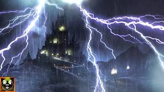 Loud Thunderstorm Sounds with Heavy Downpour Rain, Violent Lightning & Intense Thunder for Sleeping