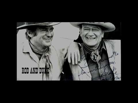 Rod Taylor and John Wayne