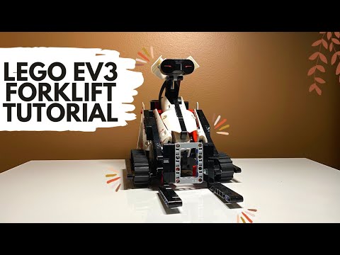 HOW TO MAKE LEGO EV3 FORKLIFT || EASY TUTORIAL