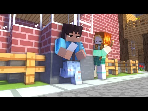 COUPLE GLIMPSE FIRST MEET APHMAU FRIENDS PIERCE AND KIM - MINECRAFT ANIMATION #shorts