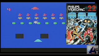 Space Monster - Philips Videopac G7000 Nr. 22 - GubbaGaming #retrogaming #g7000 #spaceinvaders