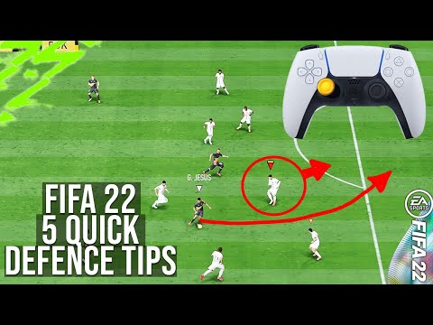 FIFA 22 - 5 BEST DEFENDING TIPS TO INSTANTLY IMPROVE & CONCEDE LESS GOALS [TUTORIAL]