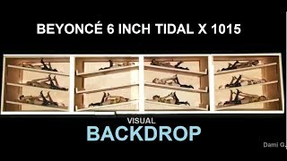 Beyonce - 6 Inch BACKDROP (Tidal X 1015)