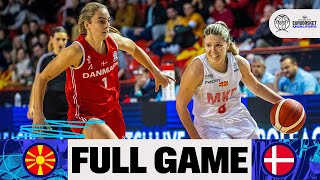 North Macedonia v Denmark | Full Basketball Game | FIBA Women's EuroBasket 2027 
