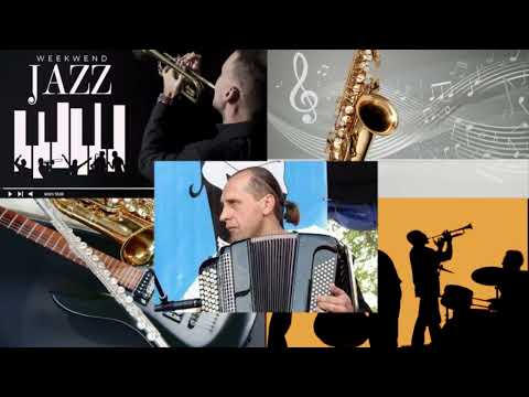 Jazz accordion баян Konstantin (acco), Eugene (sax) Concert "Tenderly" with Kcenia (dance)