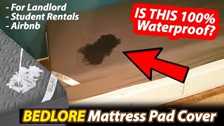 Bedlore 100% Waterproof Mattress Protector Review - Is it 100% Waterproof Mattress Cover?