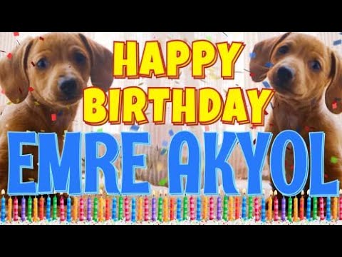 Happy Birthday Emre Akyol! ( Funny Talking Dogs ) What Is Free On My Birthday