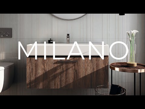 Тумба с раковиной подвесная Creto Milano 80 Truffle 