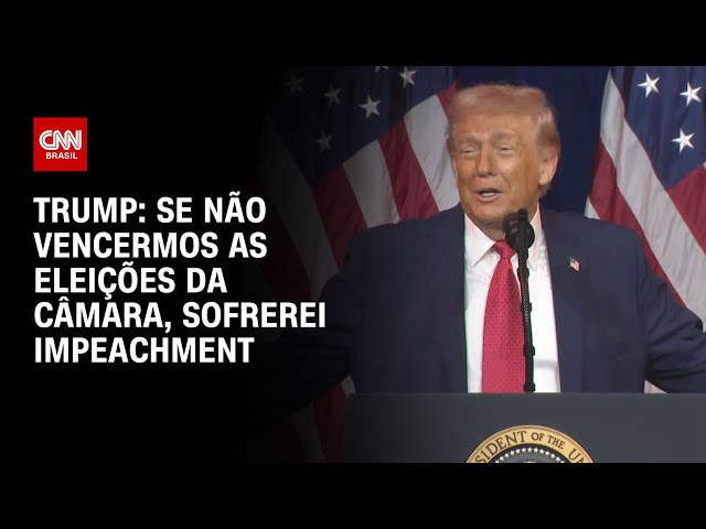 Trump diz que sofrerá impeachment caso republicanos não vençam eleições da Câmara | HORA H