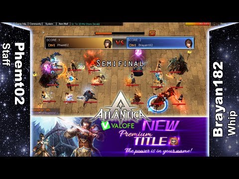 Sikyon Weekly 01/07/2017 PM: Semifinal - Phemt02 vs Brayan182 - Atlantica Online