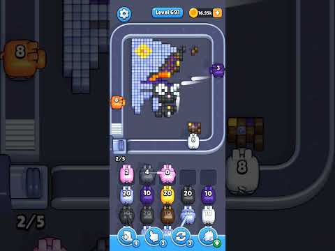 Pixel Flow Level 691 Walkthrough