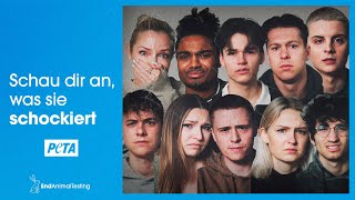 So reagieren Menschen, wenn sie zum ersten Mal Tierversuche sehen