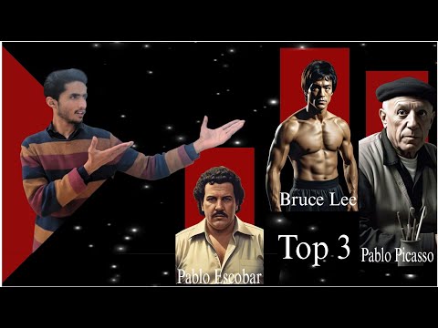 Lives That Shaped History"A Story Like No Others"||Legacy of"Pablo Escobar,Bruce Lee& Pablo Picasso