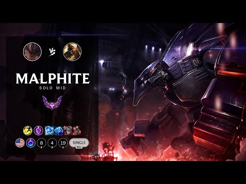 Malphite Mid vs Akshan - NA Master Patch 12.7