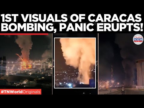 CARACAS UNDER ATTACK? 7 Huge Explosions and Blackout in Venezuela!