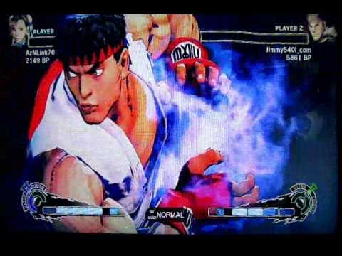 SSF4 (STRANGE MOMENT) - by Jimmy540i.com plays *RYU*  Online Battle - ssfiv