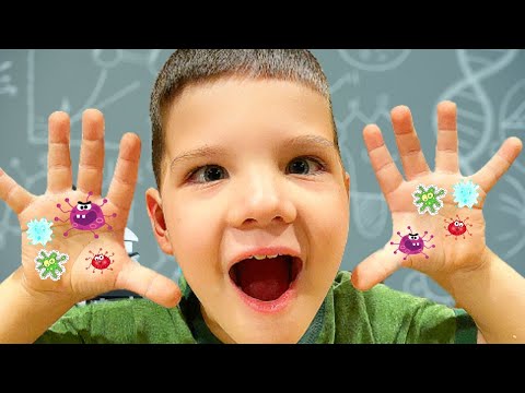 GERMS Kids Science Experiment! Caleb Learns How to Wash Your Hands For Kids