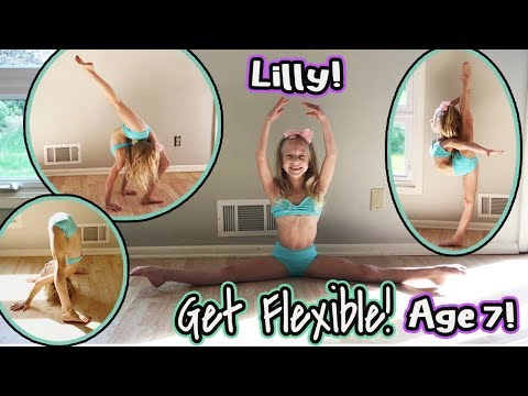 Get Flexible with Lilly Anderson (Most Flexible 7 Year Old Ever!) - Stretching Tutorial 